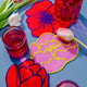 Flower Cocktail Napkins - Set of 4