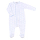 Little Brother Printed Footie: Blue / NB