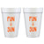Summer-Fun in the Sun Styrofoam Cup (10 Ct Bag)