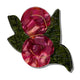 Hand-Painted Japanese Plum Claw Hair Clip | Eco-Friendly