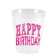 Happy Birthday Sketch Frost Flex - Set 10