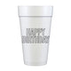 Happy Birthday Styrofoam - Set Of 10