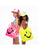 Clear Neon Happy Face Summer Beach Bag!
