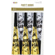 Long Silver and Gold Foil Party Blowers