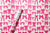 Pink and Red Bows Wrapping Paper Roll