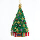 7.5"BELLISSIMO GLASS XMAS TREE ORN