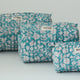 Teal Thistle Print Travel/Makeup/Organizer/Bag