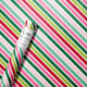 Bright Diagonal Christmas Stripes Wrapping Paper Roll