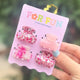 Mini Pinks For Fun Claw Hair Clip Set