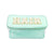Varsity Collection Clear Hair Cosmetic Bag Chenille