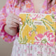 'summer Camellia' Quilted Coin Pouch
