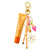 Flower Child Cluster Bag Charm in Orange & Shiny Gold