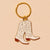 Rootin' Tootin' Western Cowboy Boot Keychain