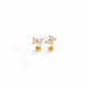Lilac Butterfly Stud Earrings - Hypoallergenic