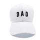 White Dad Snapback Hat