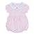 Pink Essentials Solid Collared Ruffle Bubble