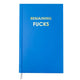 Remaining F*cks - Bright Blue Hardcover Journal