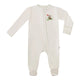 Golf Dog Pip Embroidered Zip Romper -
