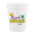 Mardi Gras Harlequin Mask Stadium Cups- Mardi Gras