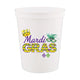 Mardi Gras Harlequin Mask Stadium Cups- Mardi Gras