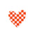 Checkered Heart Paper Napkin