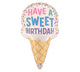 28" PKG SWEET BIRTHDAY ICE CREAM CONE