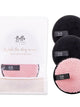 Wash the Day Away - 3pc Face Cleansing Pads, Black & Pink