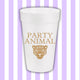 Party Animal Styrofoam Cups