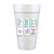 Mahjong Styrofoam Cups