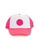 Trucker Hat w/ Happy Face Patch