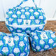 Blue Skies Quilted Cosmetic Bag SMALL ONLY