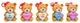 Sweethearts Assorted Charm Clip Bag Buddies