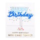 Blue Happy Birthday Mini Cake Topper