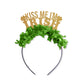 Kiss Me I'm Irish St. Patricks Day Party Headband Crown