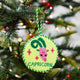 Capricorn Needlepoint Icon Ornament