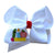 Abc Embroidered Bow