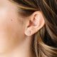 Rainbow Cupcake Stud Earrings - Hypoallergenic