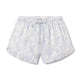 Blue on White Stephanie Shorts