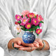 Mini Peony Paradise Pop-Up Greeting Cards