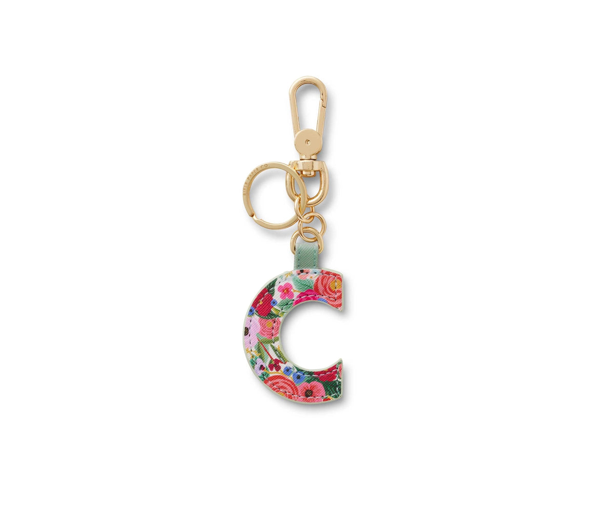 Garden Party Monogram Key Ring