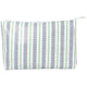 Papagallo Stripe Jumbo Tyvek® Zipper Pouches