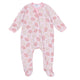 Pink Animal Crackers Zip Footie