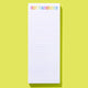 List Pad w/ Magnet - "Best Teacher Ever" - 100 Sheets