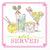 Tennis Drinks Rosanne Beck cocktail napkins