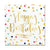 Happy Birthday Foil Beverage Napkins
