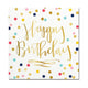 Happy Birthday Foil Beverage Napkins