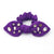 Tcu Purple Logo Bow Scrunchie