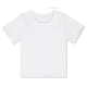 White Ribbed Short Sleeve Shirt