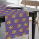 Purple and Gold Tiger Paper Table Runner