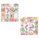 Mahjong Pink Ceramic Coasters Set/4